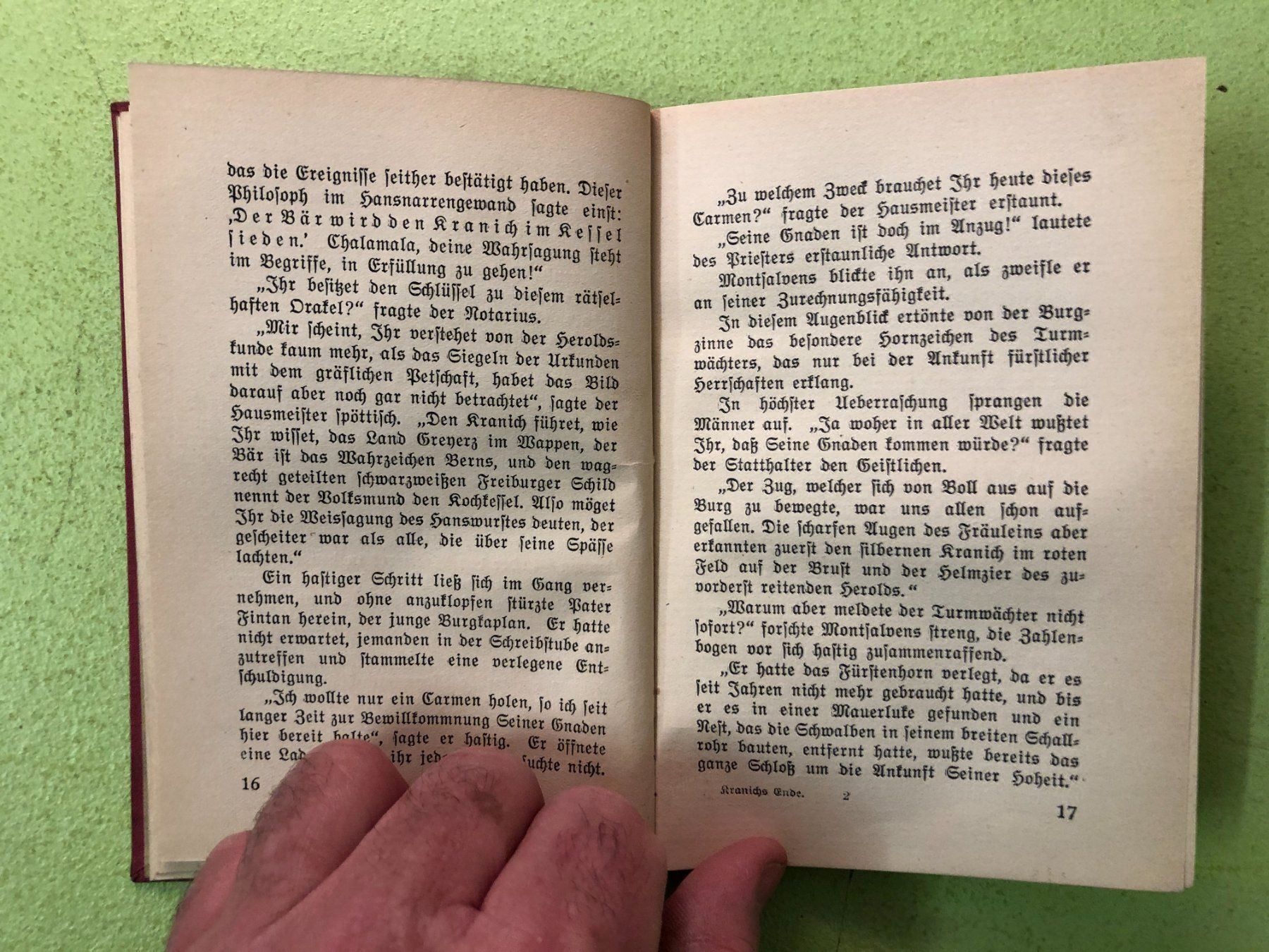 Bücher: Emanuel Stickelberger: Des Kranichs Ende – Gebraucht aus Zürich von allp 3