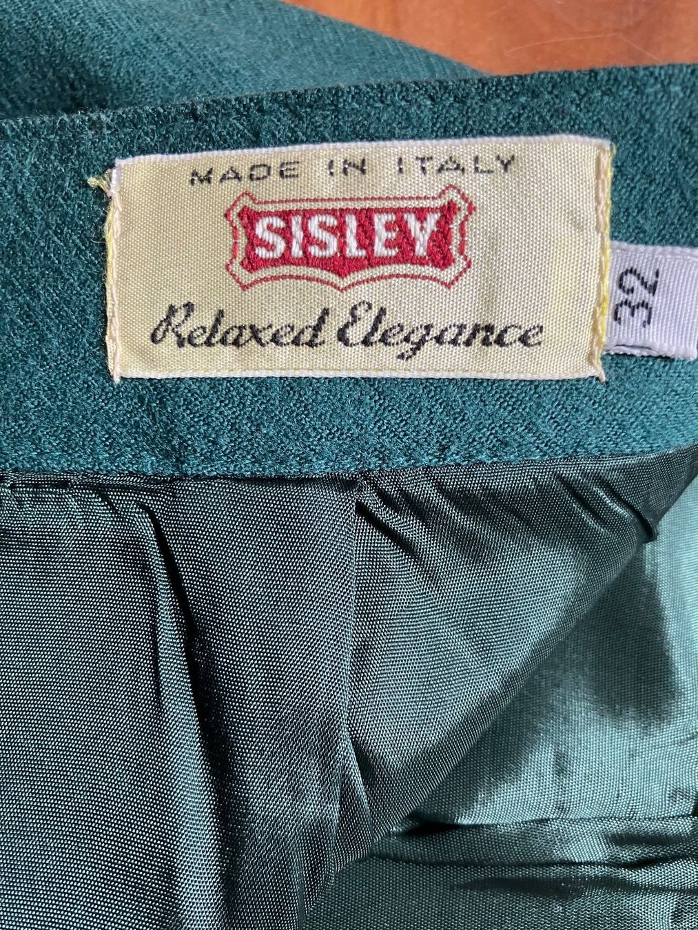 Sisley Röcke: grüner Woll-Damenrock – Gebraucht aus Bern von sturmmoewe 2