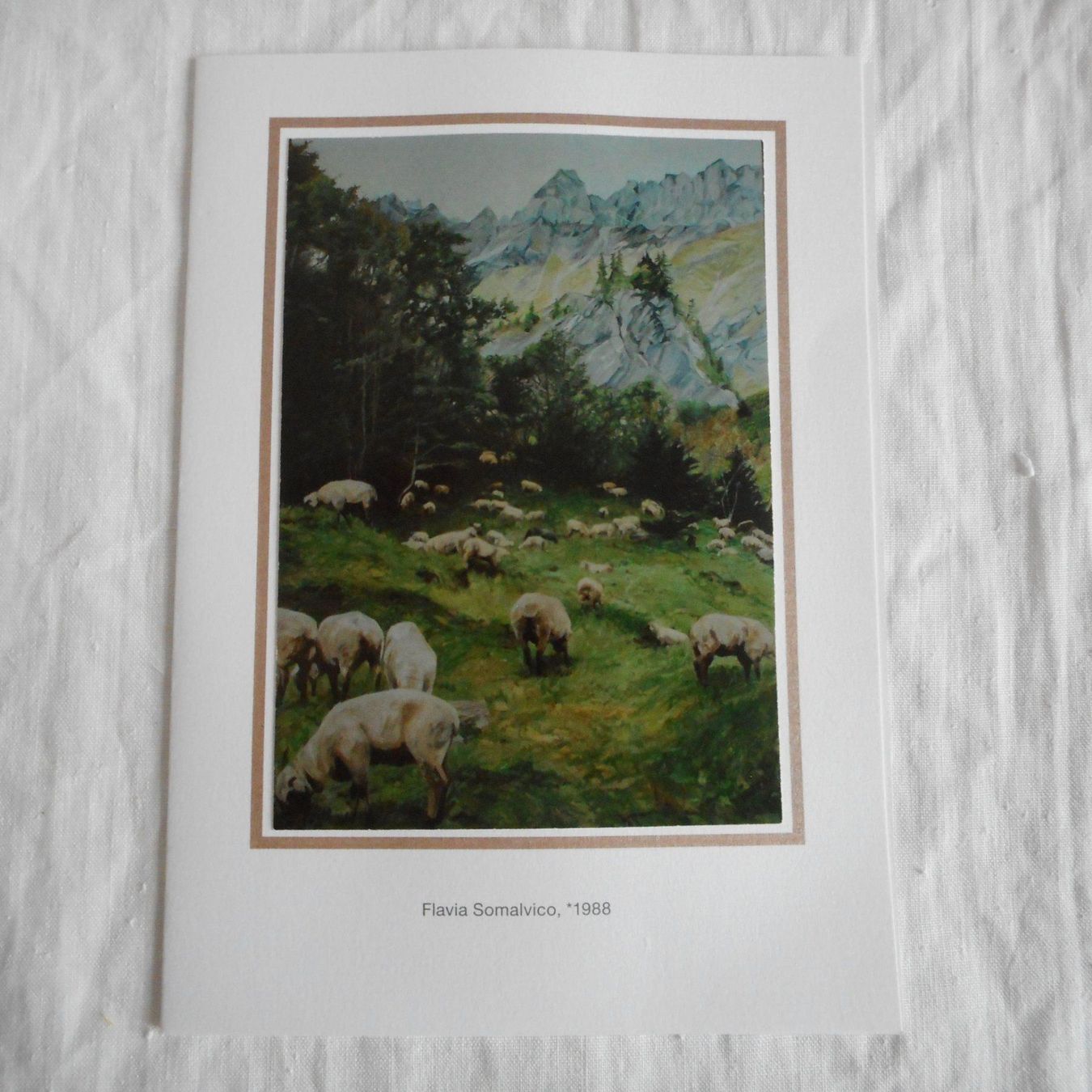Cartoline postali: Kunstkarte - Flavia Somalvico – Nuovo e nell'imballaggio originale da Niederlenz venduto da Berghem