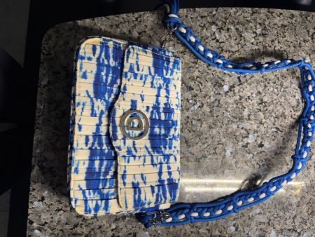 Tasche Desingual blau neu