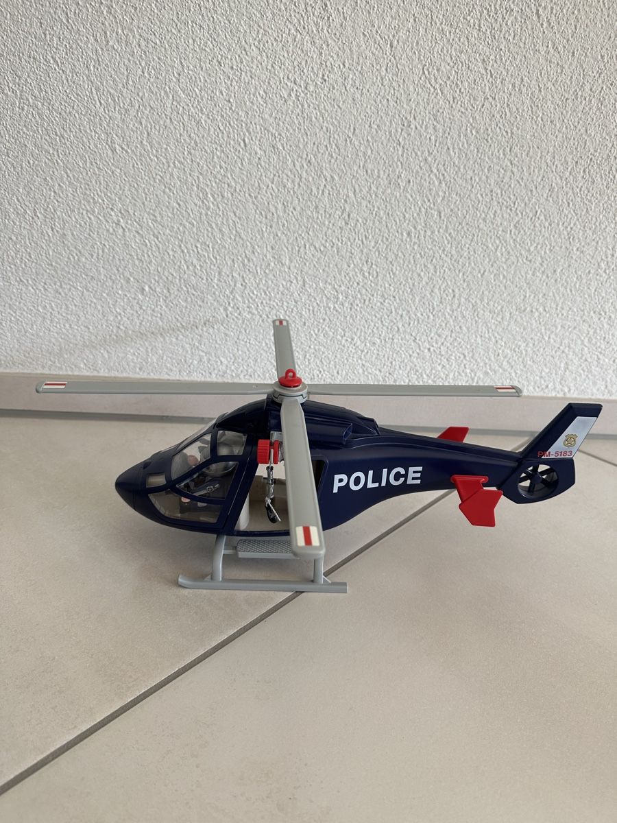 Playmobil Spielzeuge: Playmobil Polizeihubschrauber mit LED Suchscheinwerfer – Gebraucht aus Feuerthalen von Baggiomania 2
