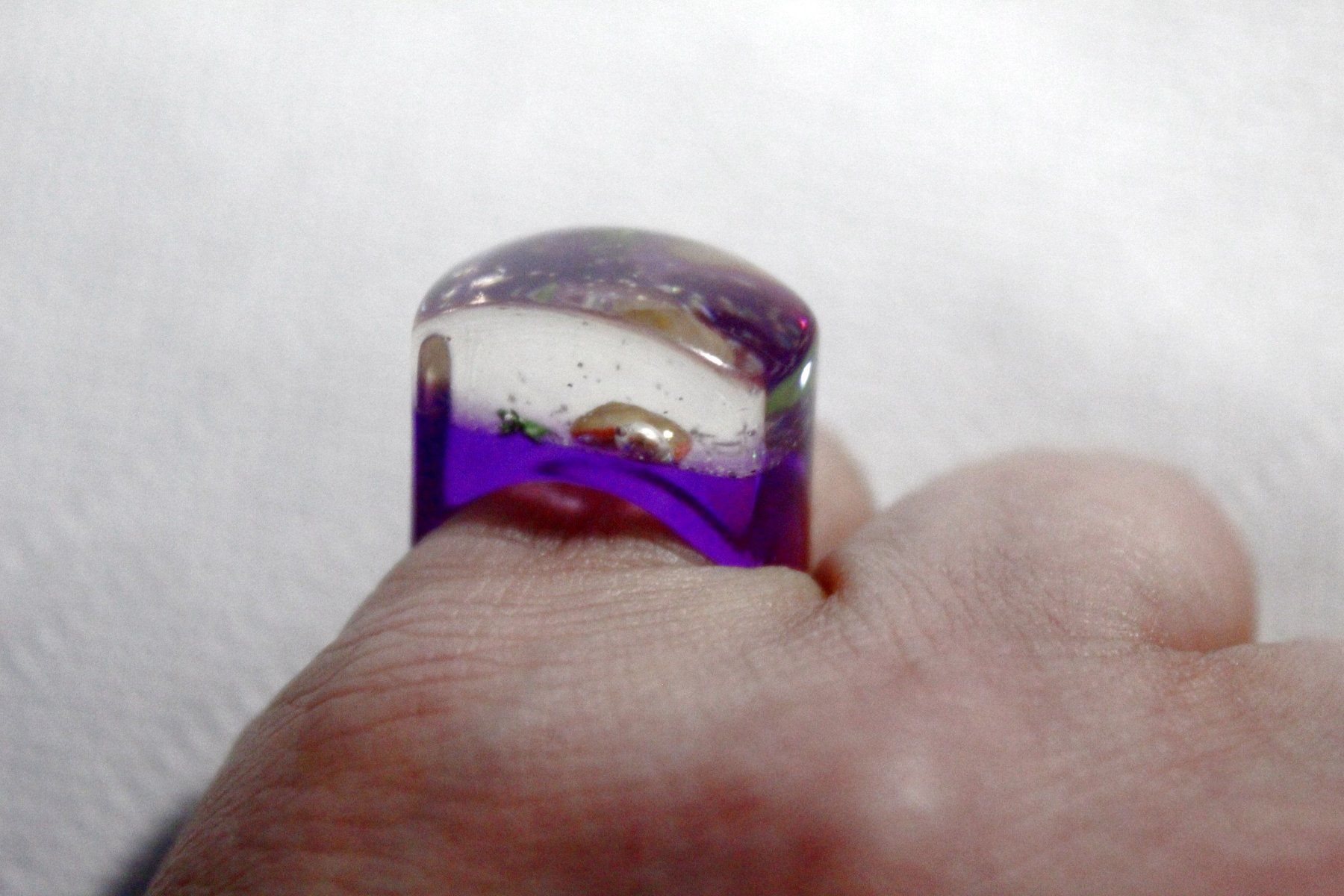Ringe: Vintage Space-Age - Ring mit Muschel, Seestern, Seeigel, usw – Neu (gemäss Beschreibung) aus Bern von Vitaneuf 1