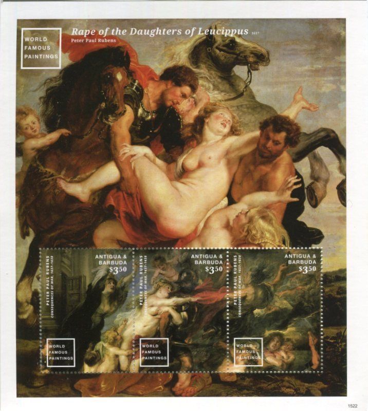 Tutti i francobolli: Block "Malerei. Peter Paul Rubens". Antigua und Barbuda – Nuovo e nell'imballaggio originale da Basel venduto da Butsch5