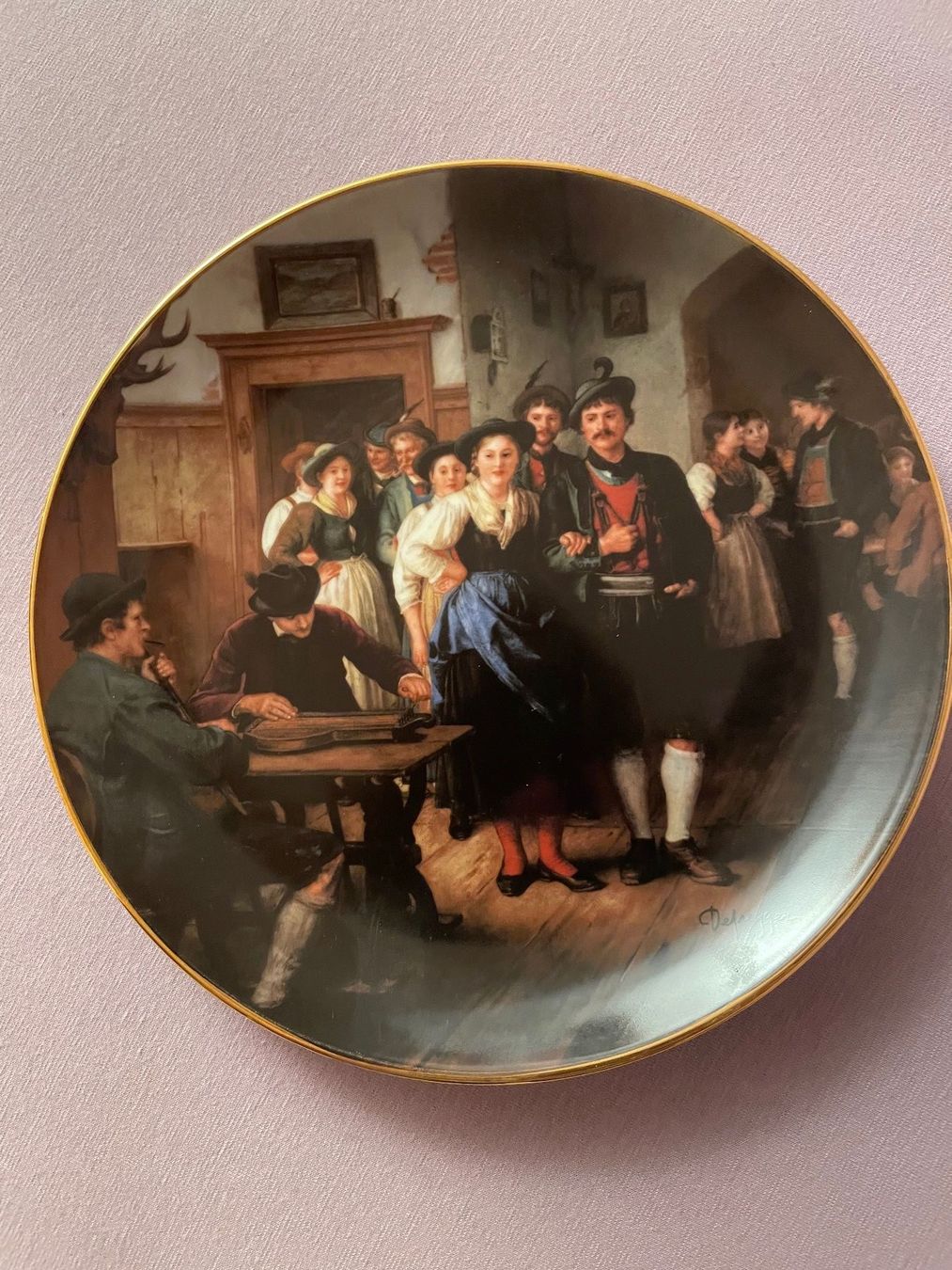 Teller: 6 assiettes Franz von Deffregger – Gebraucht aus Pampigny von nouveau11 1