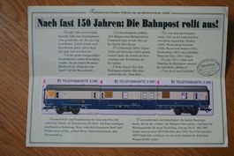 Telefonkarte Sonderedition: Ende der Bahnpost 1997 Deutschla