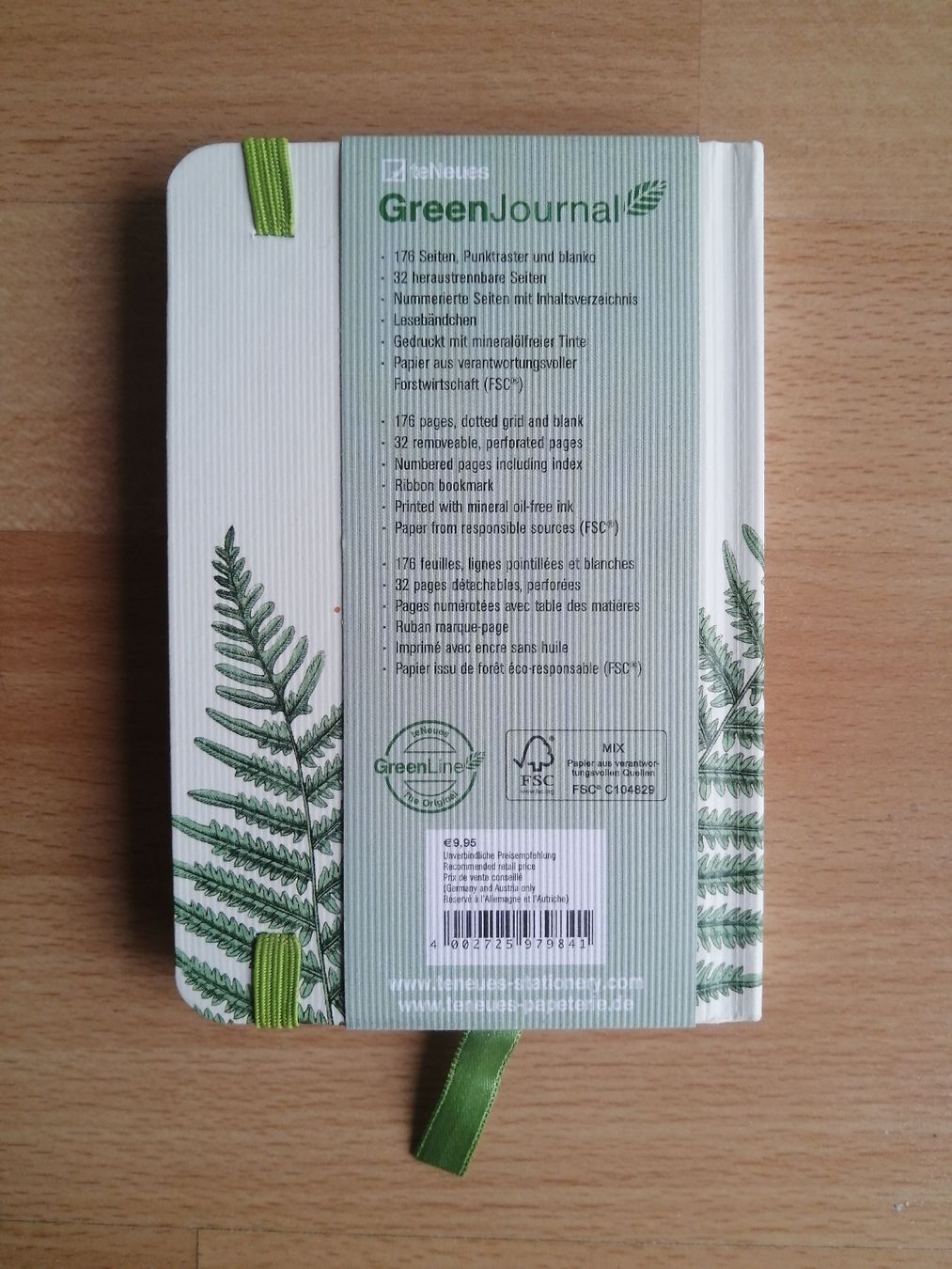 Schreibblöcke: GreenJournal Notizbuch – Neu und originalverpackt aus Hägendorf von Fiooo 1
