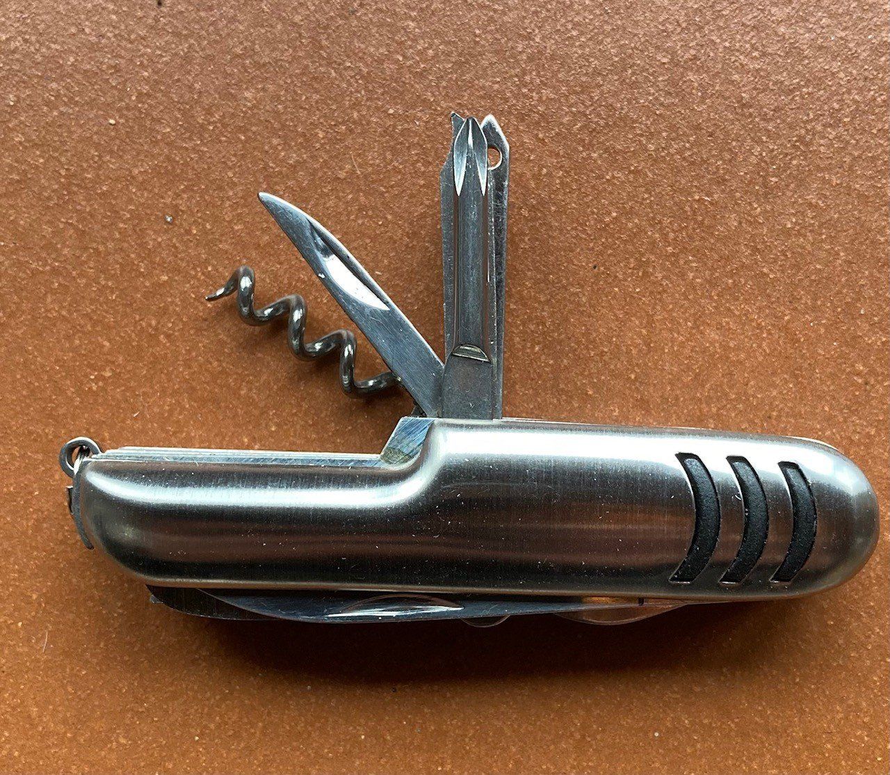Coltelli tascabile: Taschenmesser silbrig – Nuovo e nell'imballaggio originale da Orselina venduto da Vrenegonde 4