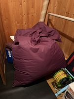 Beanbag Chair Aubergine Large Used