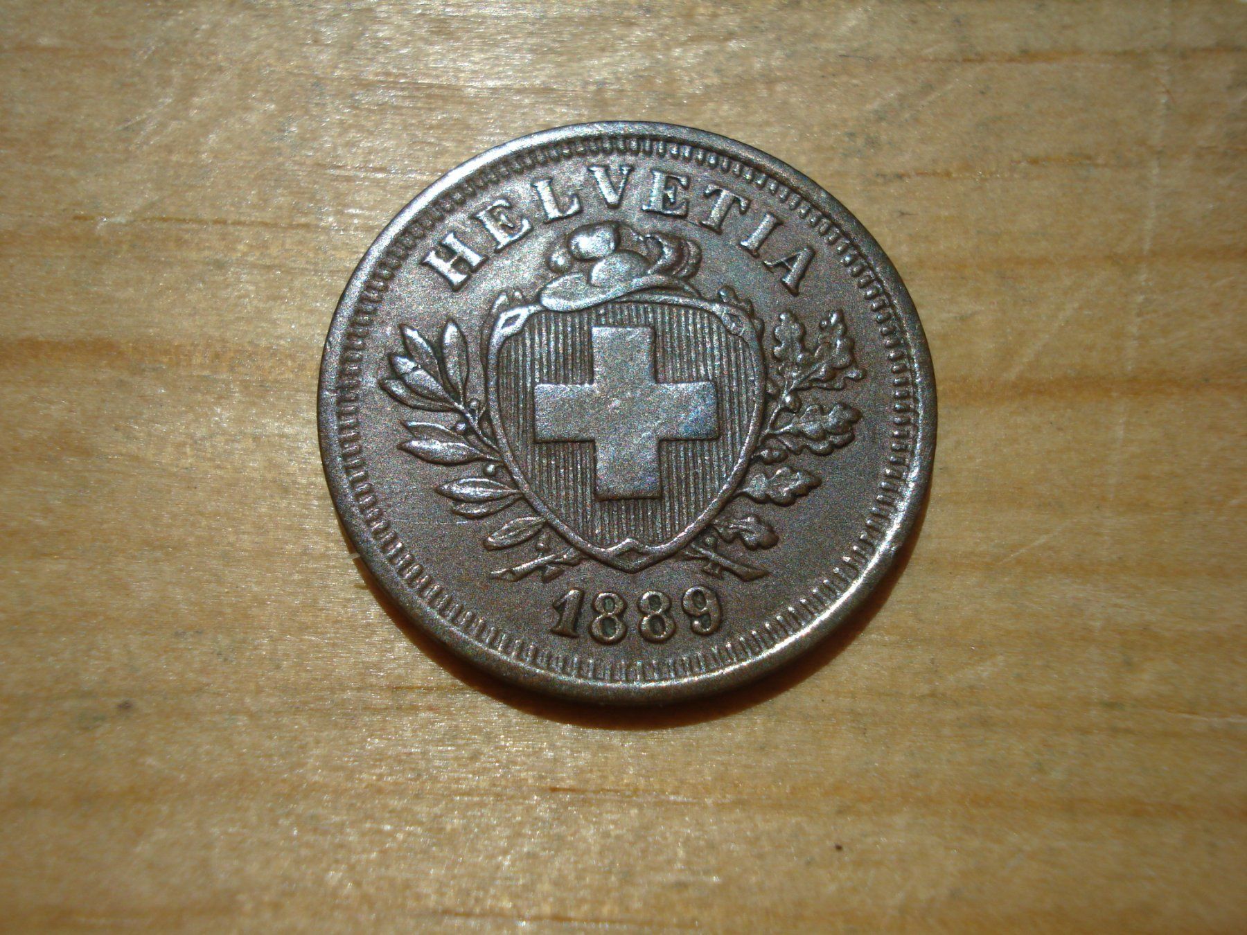 Tutti le monete: (H3) 1 Rappen 1889 UNZ- – Usato da Erlach venduto da Net-Coins