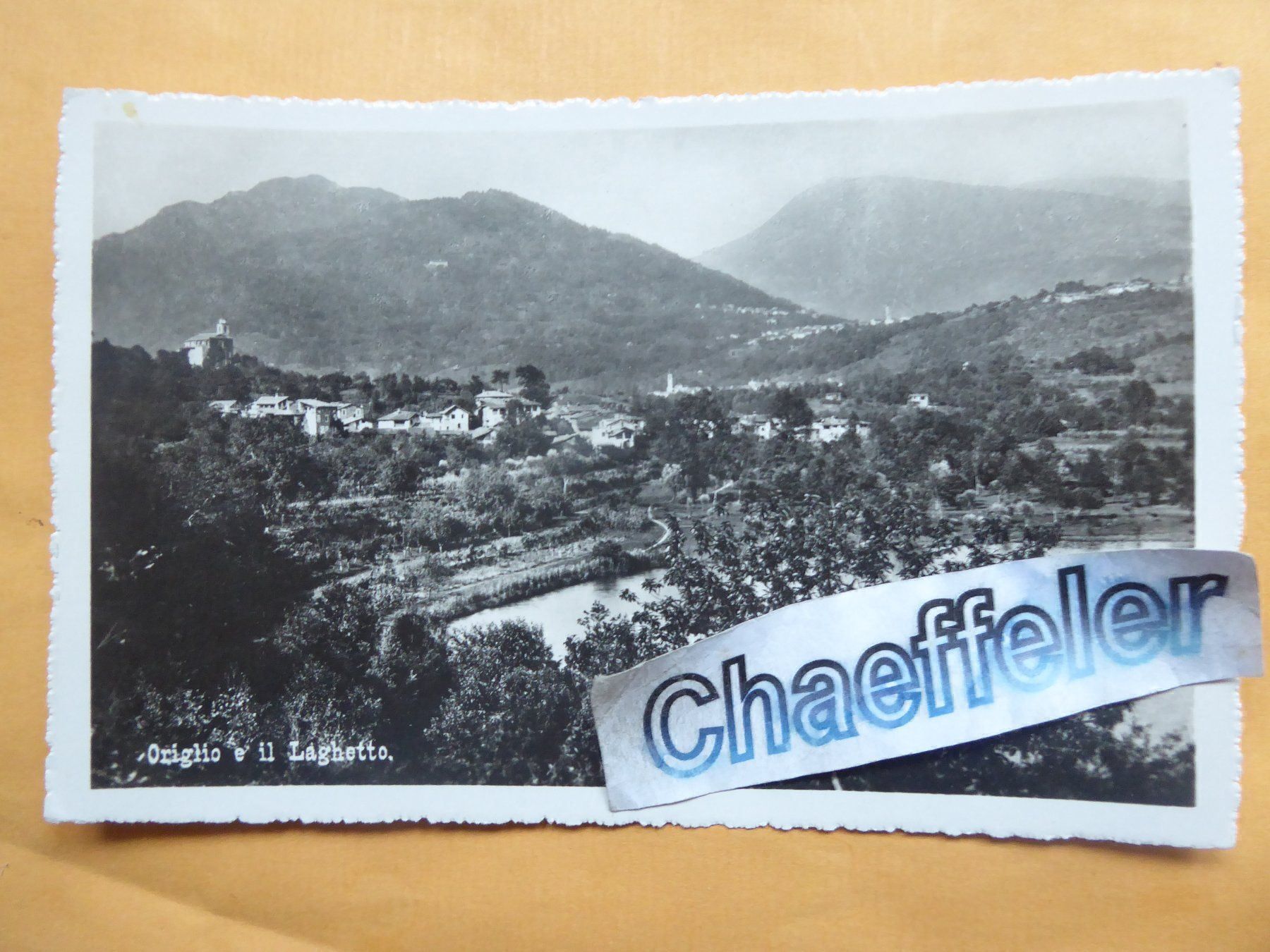 Cartes postales: 1949 Origlio e il Laghetto  Felfpost – D'occasion à Zürich par Chaeffeler