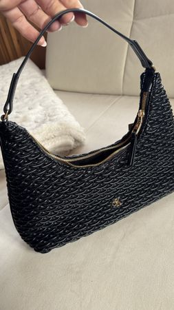 CK Pleated Shoulder Bag