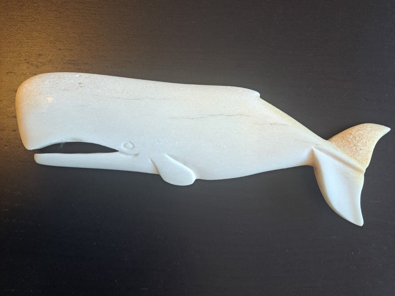 Statuette: schöne Whalebone Handarbeit Tonga Insel 80er Jahre – Usato da Riehen venduto da Appia48