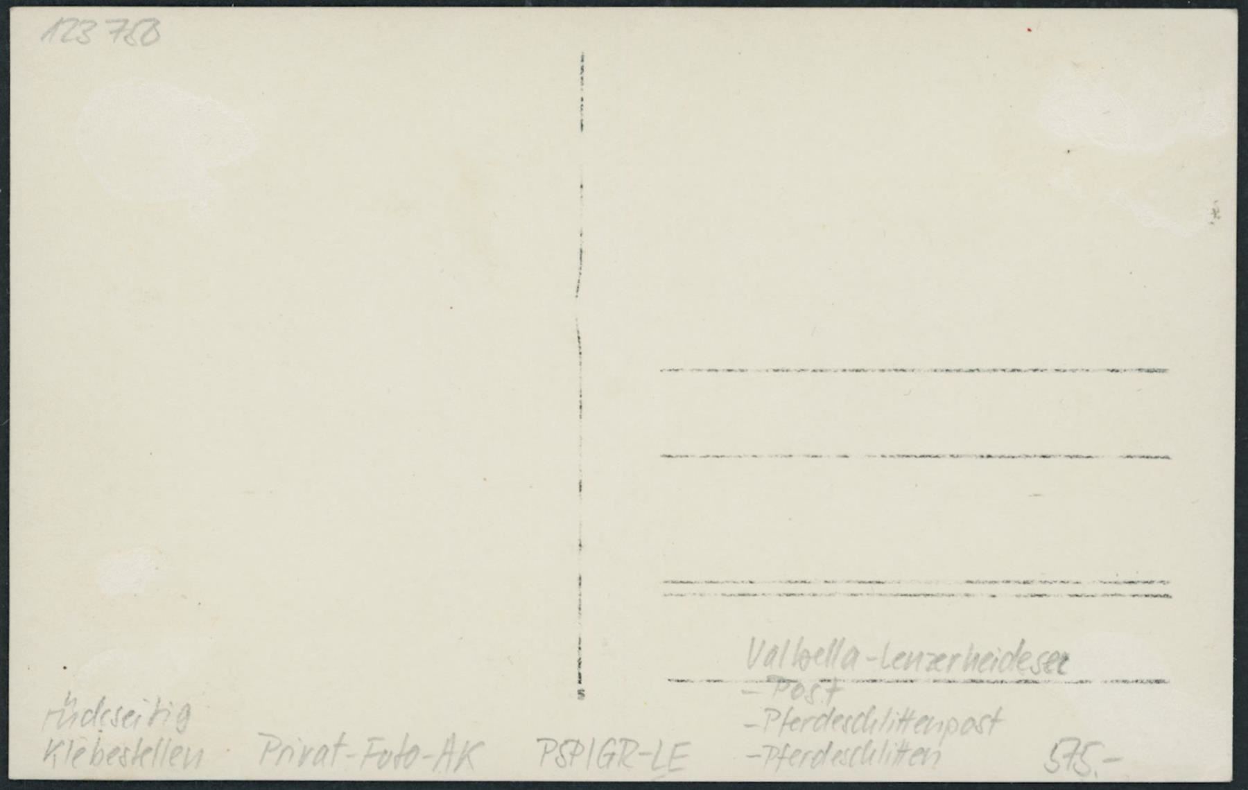 Cartoline postali: GR Lenzerheidesee - Post - Postkutsche – Usato da Schindellegi venduto da Jonathan77 1