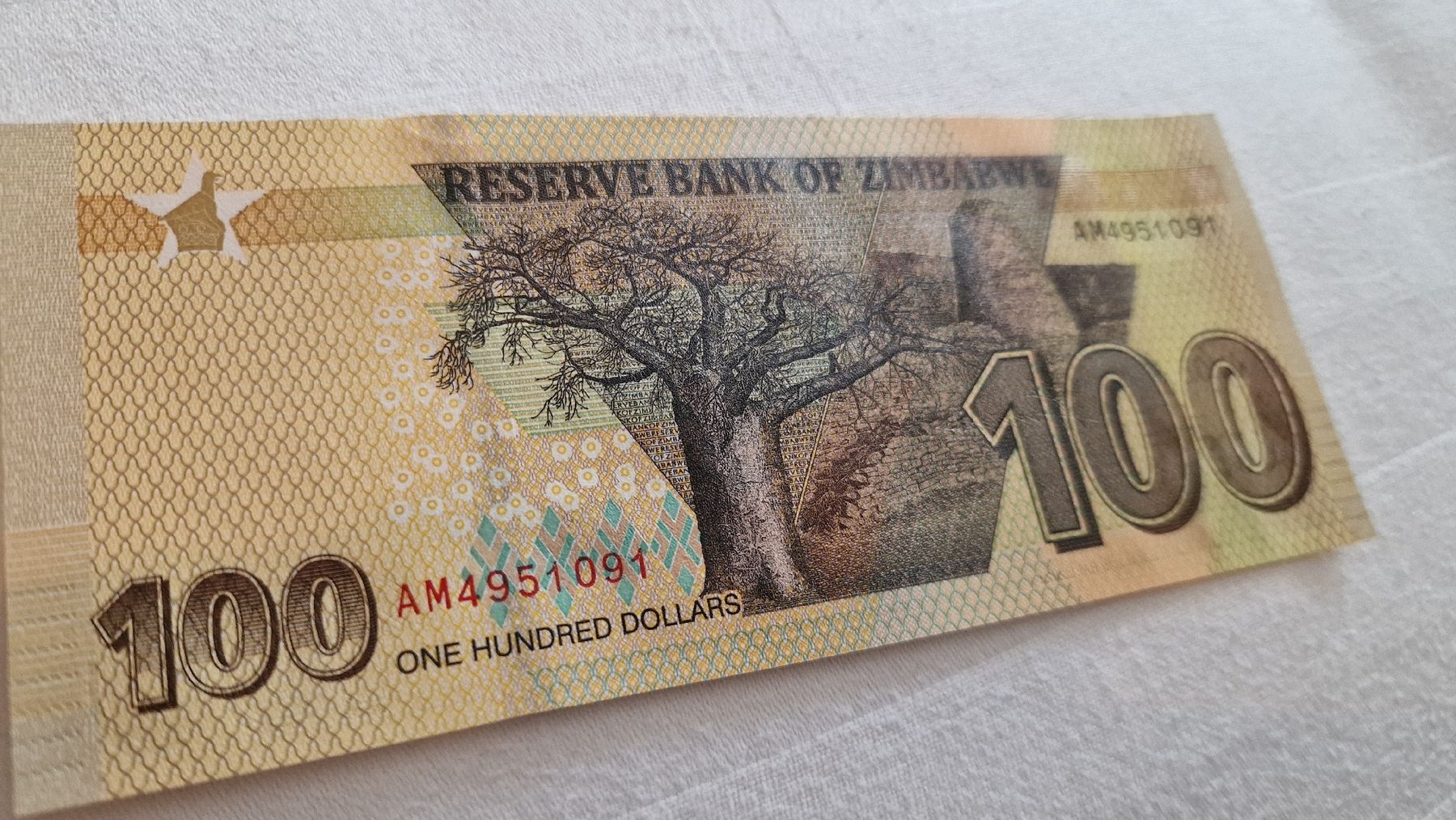 Banconote: Banknote Zimbabwe 2023  NEU – Nuovo e nell'imballaggio originale da Herisau venduto da Antiques.AR 1