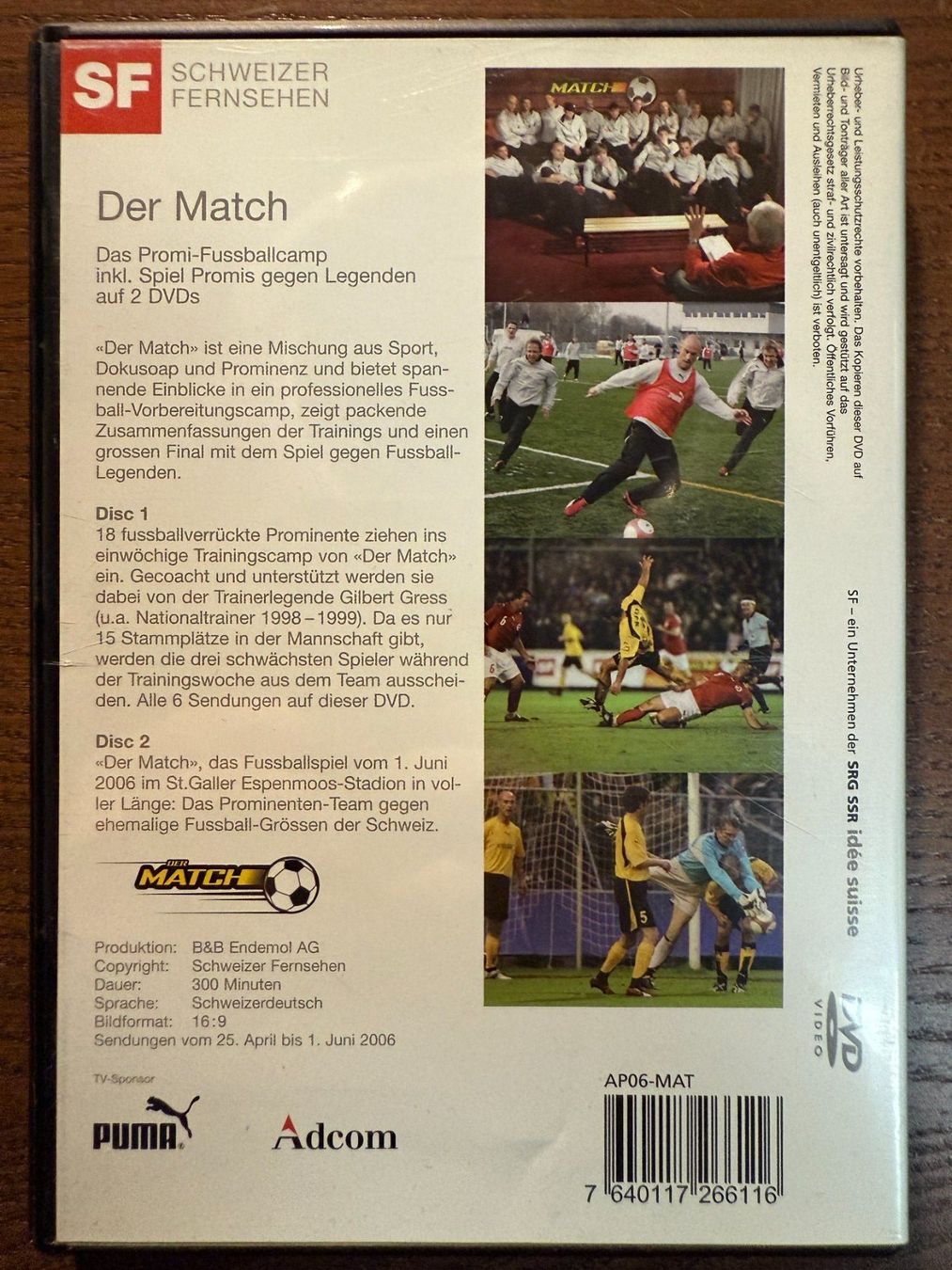 Tutti i DVDs: Der Match - Das Promi-Fussballcamp – Usato da Zürich venduto da FilmFreunde 1