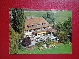 La Neuvevile Bern Hostel Rousseau 1979 Flugaufnahme
