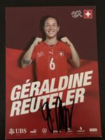 Géraldine Reuteler Autogrammkarte - Top Zustand!