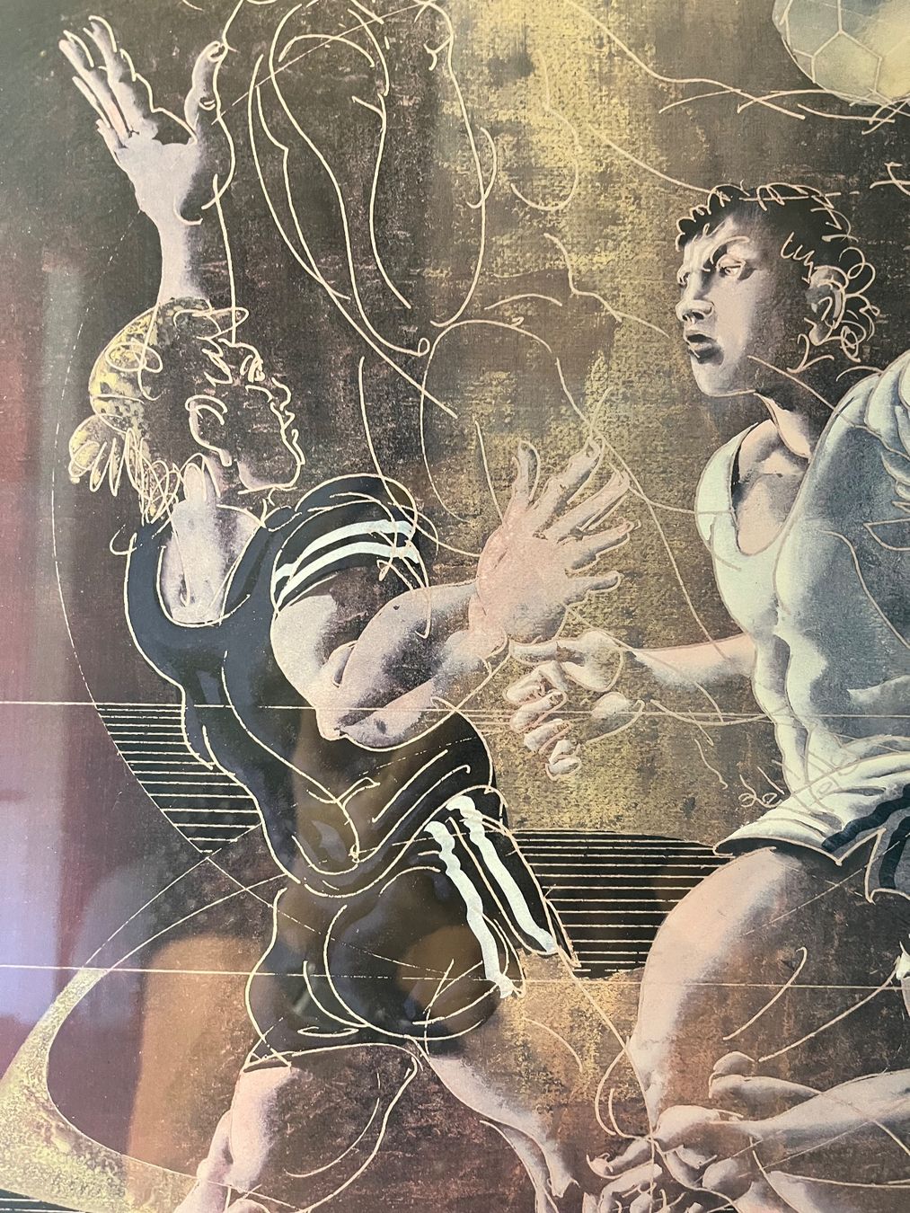 Posters & Illustrations: Bild Handball Druck – D'occasion à Niederrohrdorf par Oldfan 2