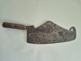 Antikes Messer, Eisen handgeschmiedet