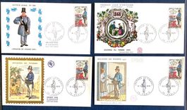 1970 France FDC Tag der Briefmarke - Journee Du Timbre