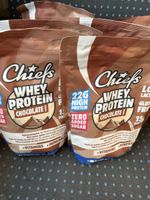 6 Chiefs Whey Protein Schokolade 450g neu und ungeöffnet