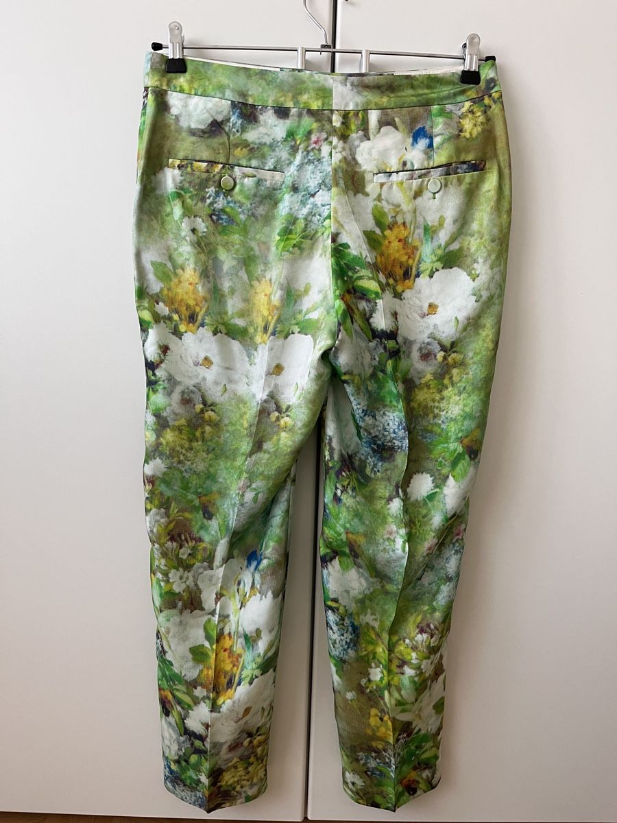 Malene Birger Pantaloni: BY MALENE BIRGER Blumenmuster Hose Grösse 38/40 – Usato da Zürich venduto da Kleanthy 1