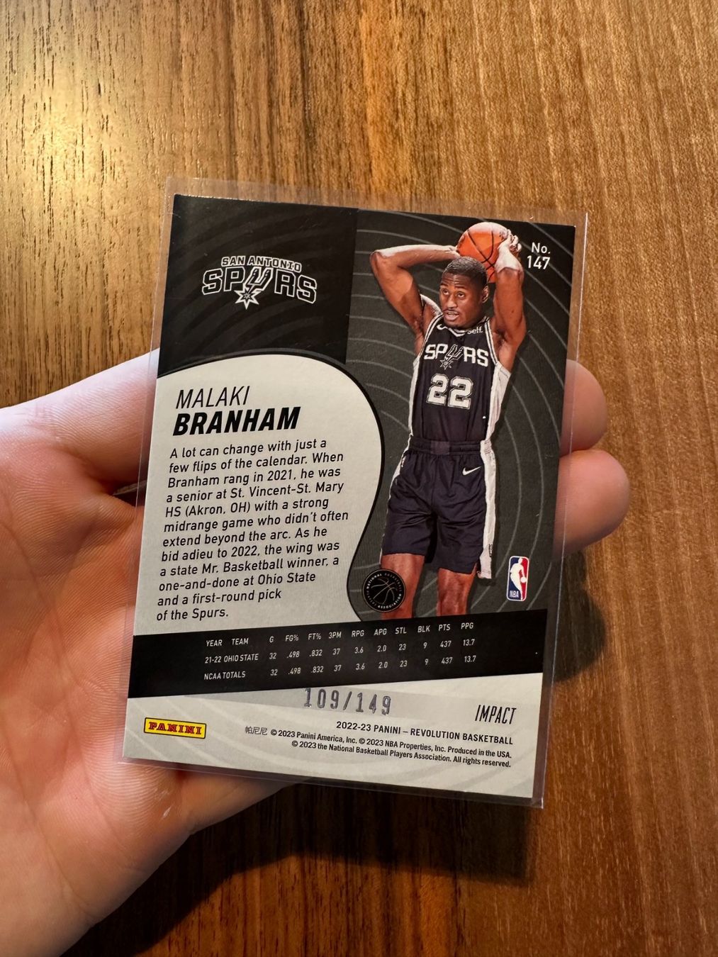 Panini Sammelbilder & Trading cards: 2022 Panini Basketball Nummerierten Set – Gebraucht aus Hagendorn von Pokecollectorch 4