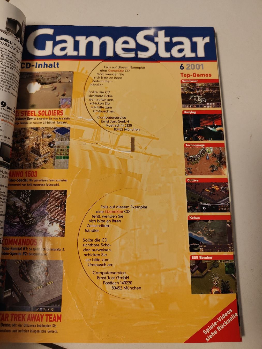 Riviste & Magazine: Gamestar 06/2001 – Usato da Gasel venduto da Realrumblejack 2