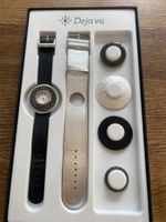 UHR *DEJA VU* schwarz/silber / Dejavu Uhr / Mod.C110