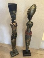 Neue dekorative Damen Holzfiguren, 2 Stück, Top!