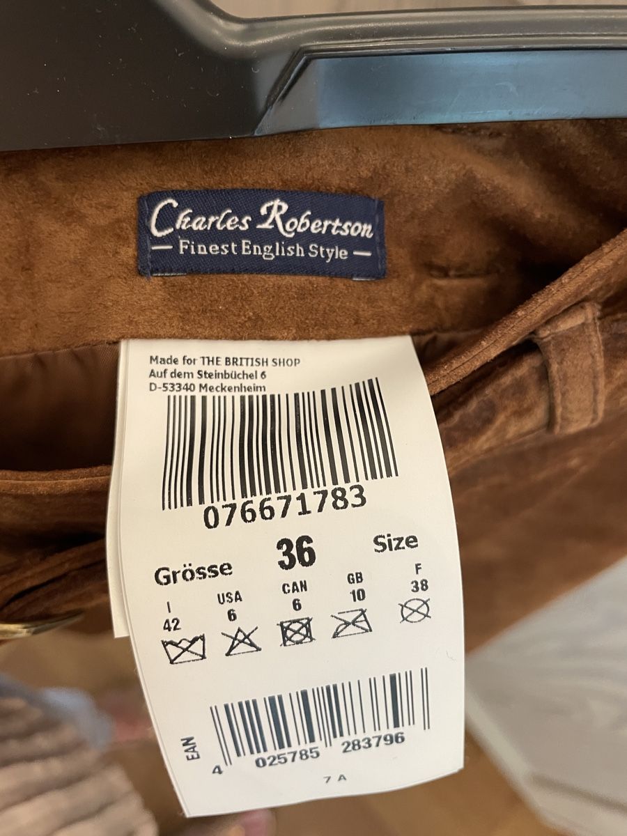 Gonne: Charles Robertson Wildlederrock Gr. 36 Herbst/Winter – Usato da Basel venduto da non_vn79 4