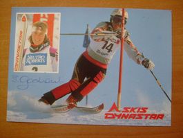 BRIGITTE GADIENT (CH) SKISTAR AUTOGRAMMKARTE