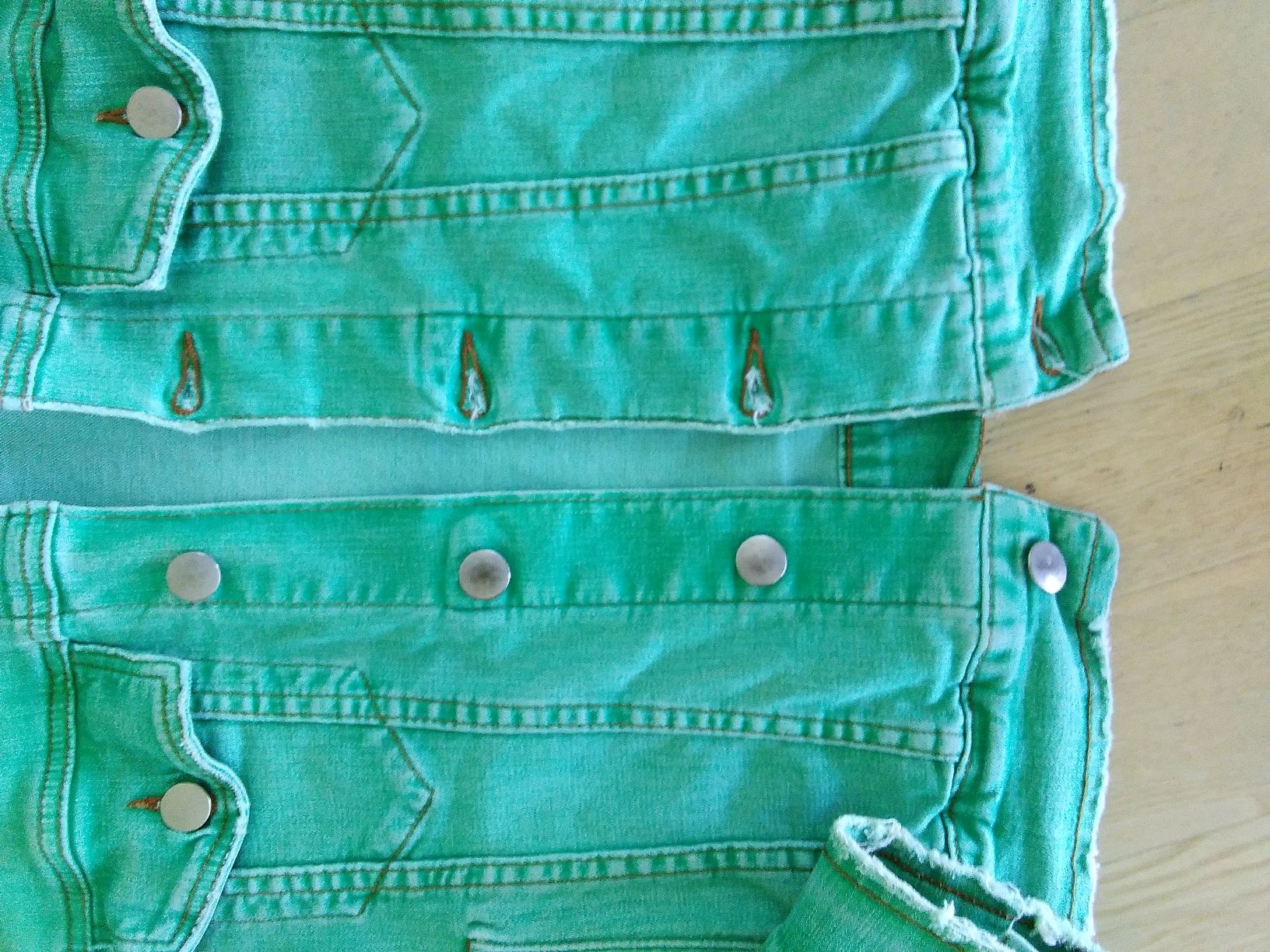 Giacche: mf2 Jeans Jacke hellgrün Stone washed Size S – Usato da Buchrain venduto da QueenyHE51 2