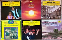 6 LPs Set DGG STRAUSS TANEJEW TSCHAIKOWSKY- VINYL TOP