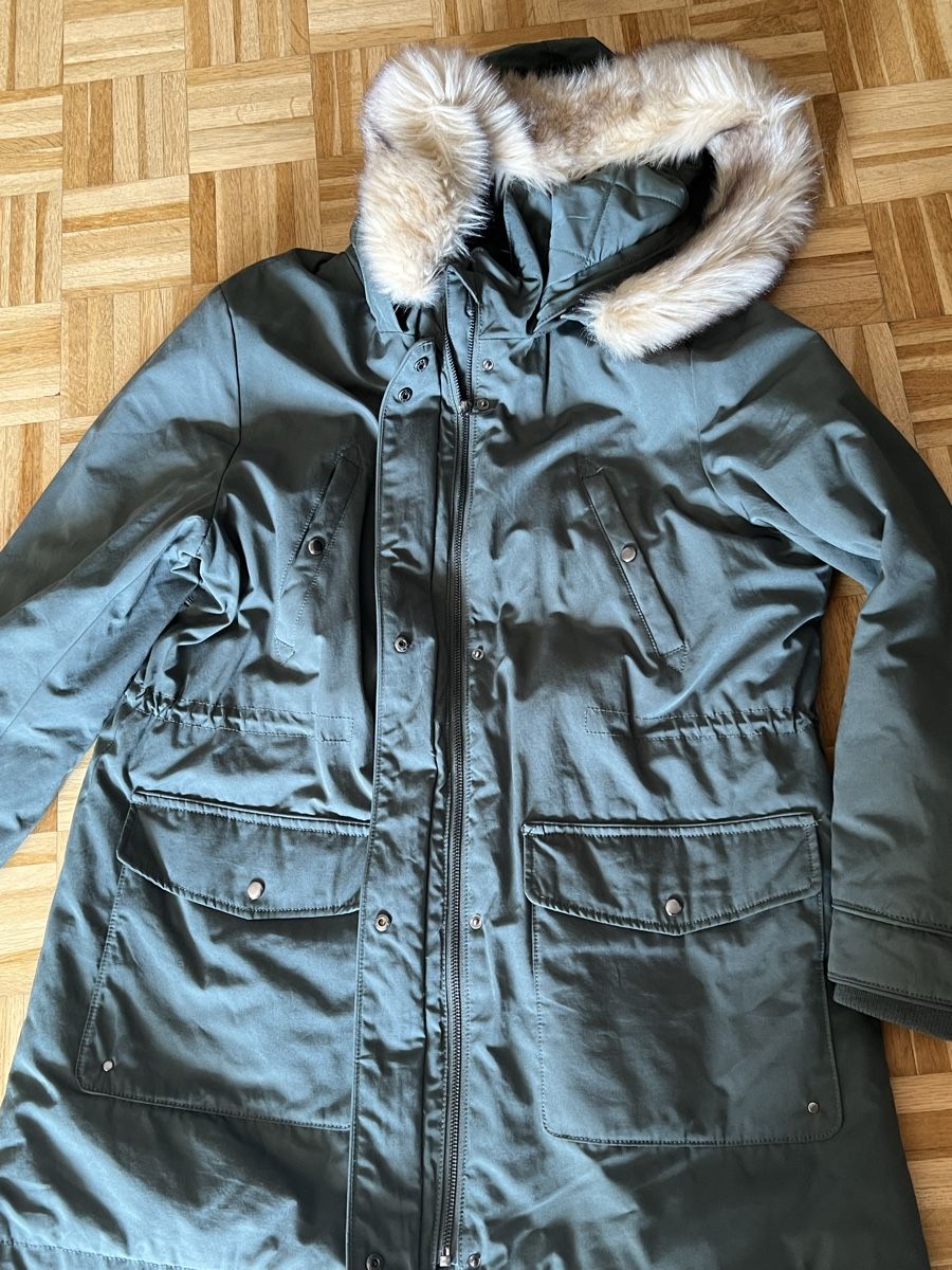 Manor Giacche: Parka kaki 44 comme neuf  – Nuovo (secondo la descrizione) da St-Blaise venduto da endora63 8