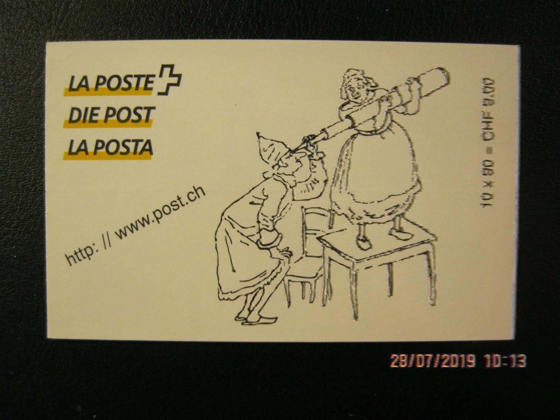 Tutti i francobolli: 1999 Rodolphe Töpffer Markenheft postfrisch – Nuovo (secondo la descrizione) da Affoltern am Albis venduto da Andrezc 1