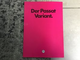 VW Passat Variant Verkaufsprospekt 12 Seiten Dezember 1980