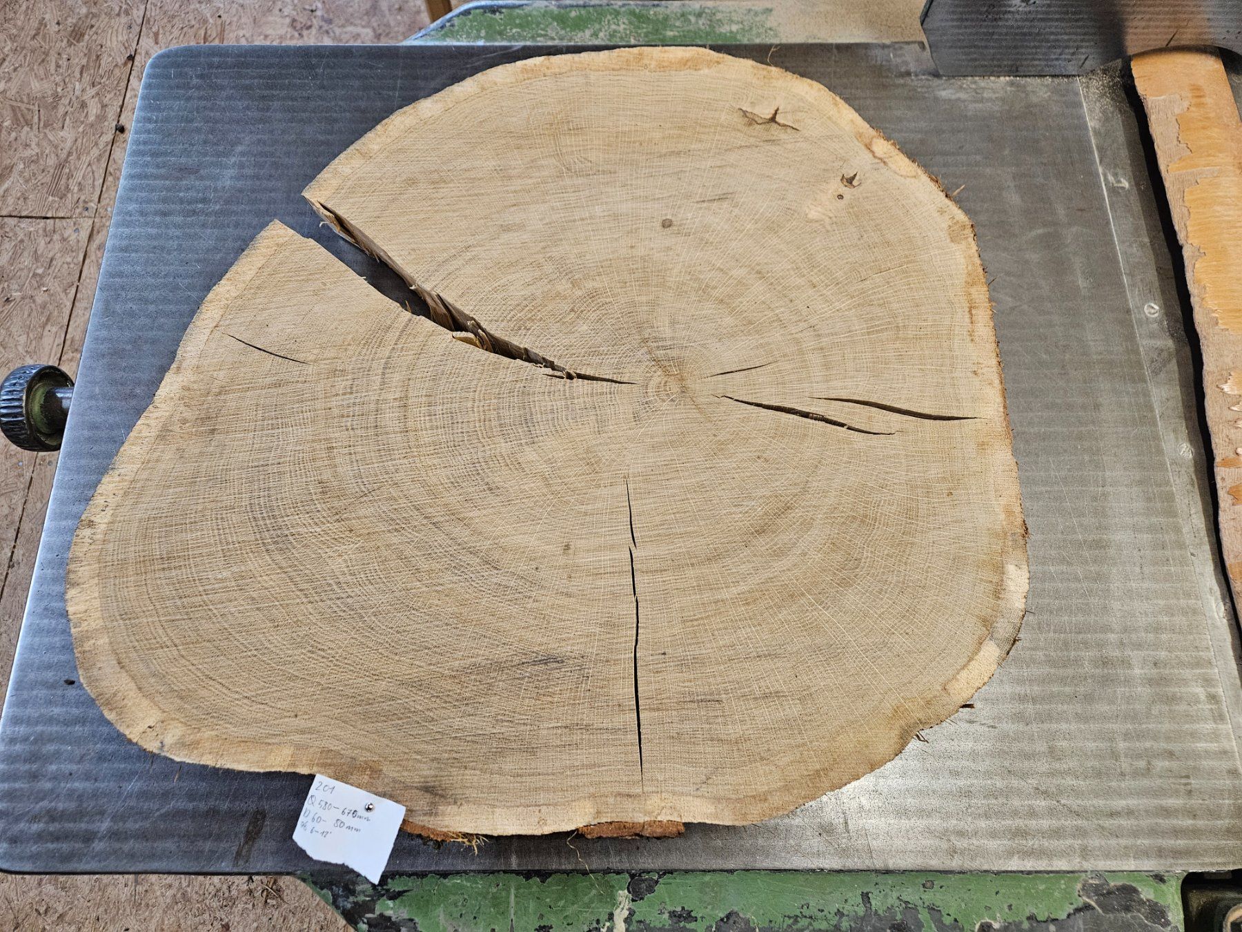 Holzartikel: Eichen Holz Baumscheibe – Neu (gemäss Beschreibung) aus Schangnau von egli6.2