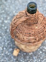 Korbflasche mit Henkel Glasflasche Demijohn 5 Liter wicker