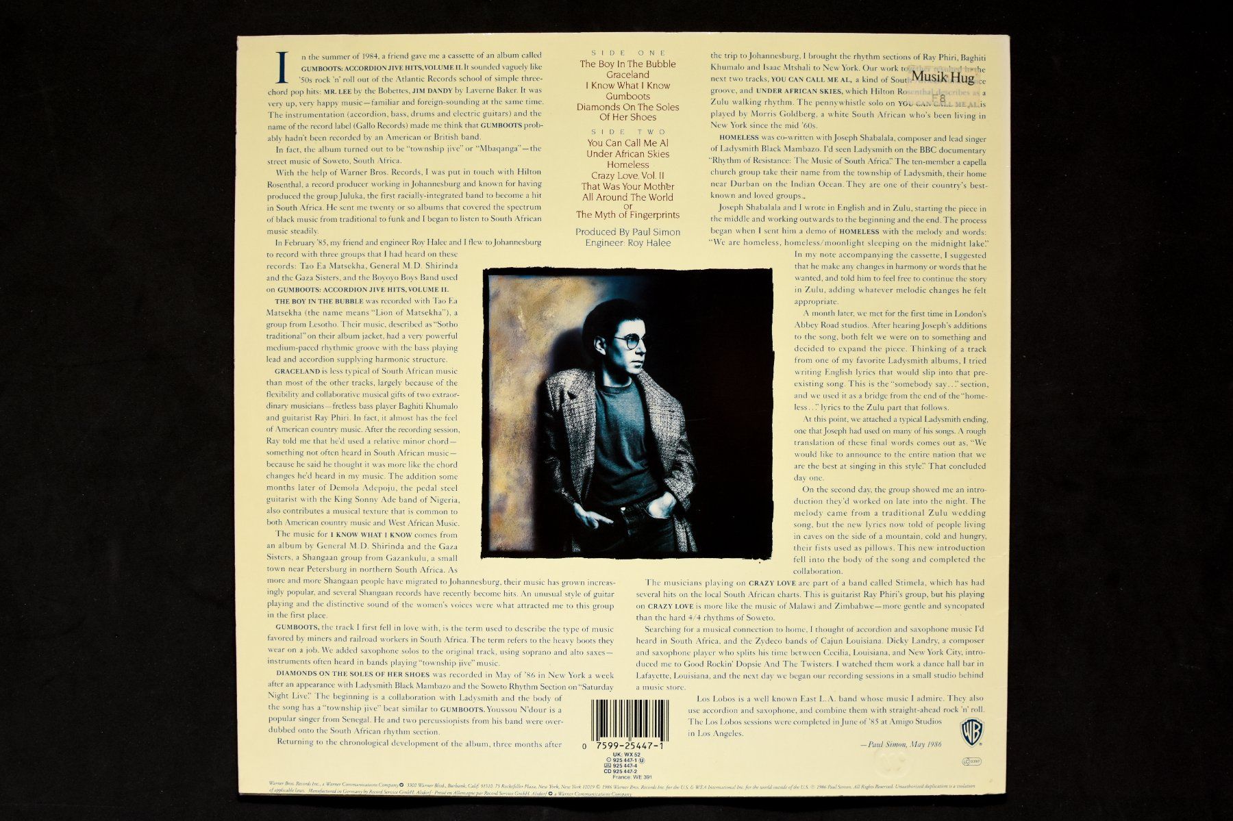 Schallplatten: Paul Simon - Graceland – Neu (gemäss Beschreibung) aus Belmont-sur-Yverdon von ag97 1