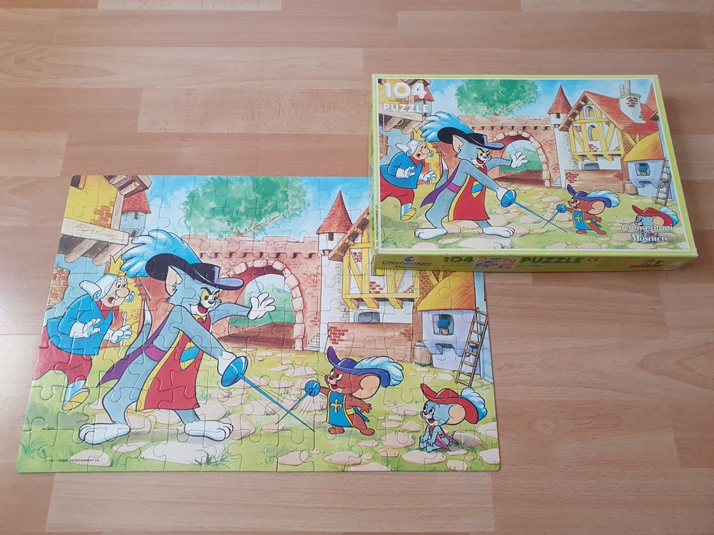 Clementoni Puzzle Tom und Jerry (104 Teile) (Gebraucht) in ...