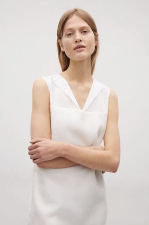 COS Kleid in Cremeweiß, Gr.40–Elegant, Sommerlich & Zeitlos