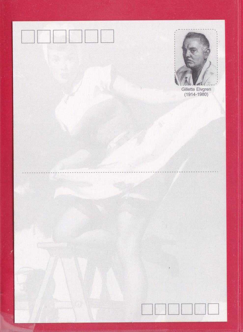 Ansichtskarten: PIN UP GIRL, GIL ELVGREN, RITSCHKA – Gebraucht aus Oberrieden von Gebirgsstelze 1