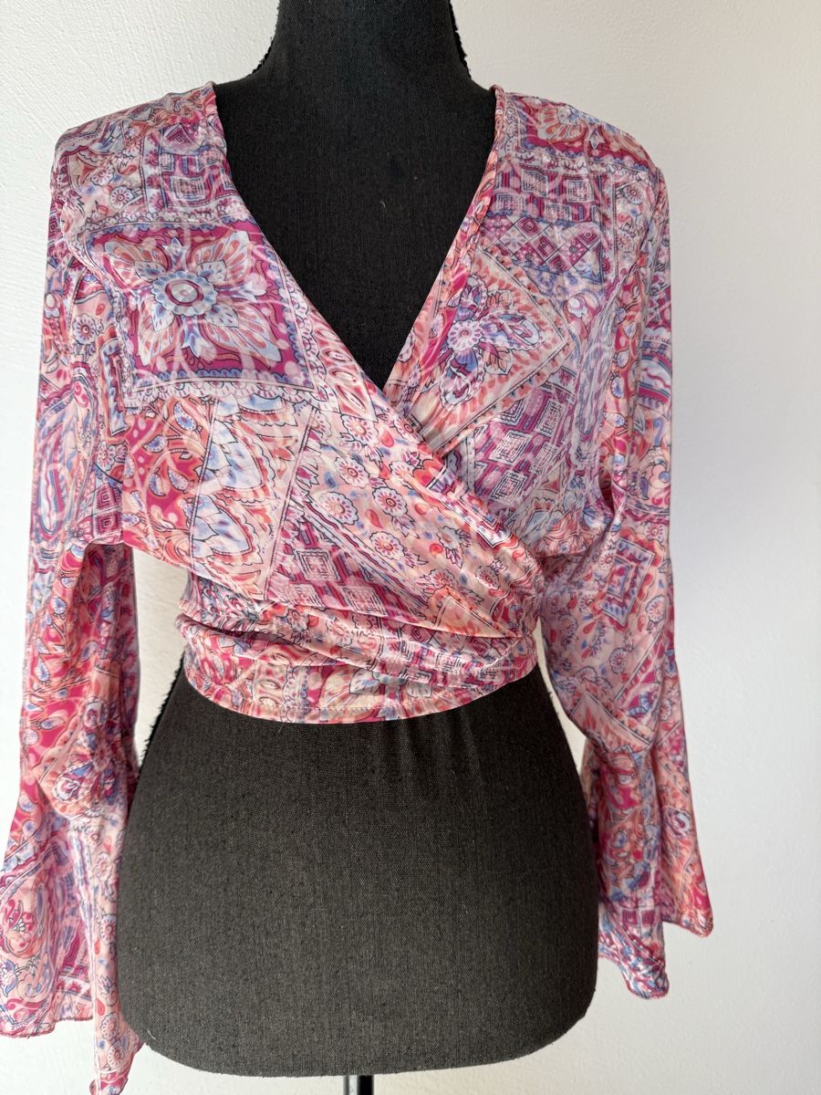 Camicette: Bohobluse aus Kunstseide – Nuovo (secondo la descrizione) da Sigriswil venduto da ck56 3