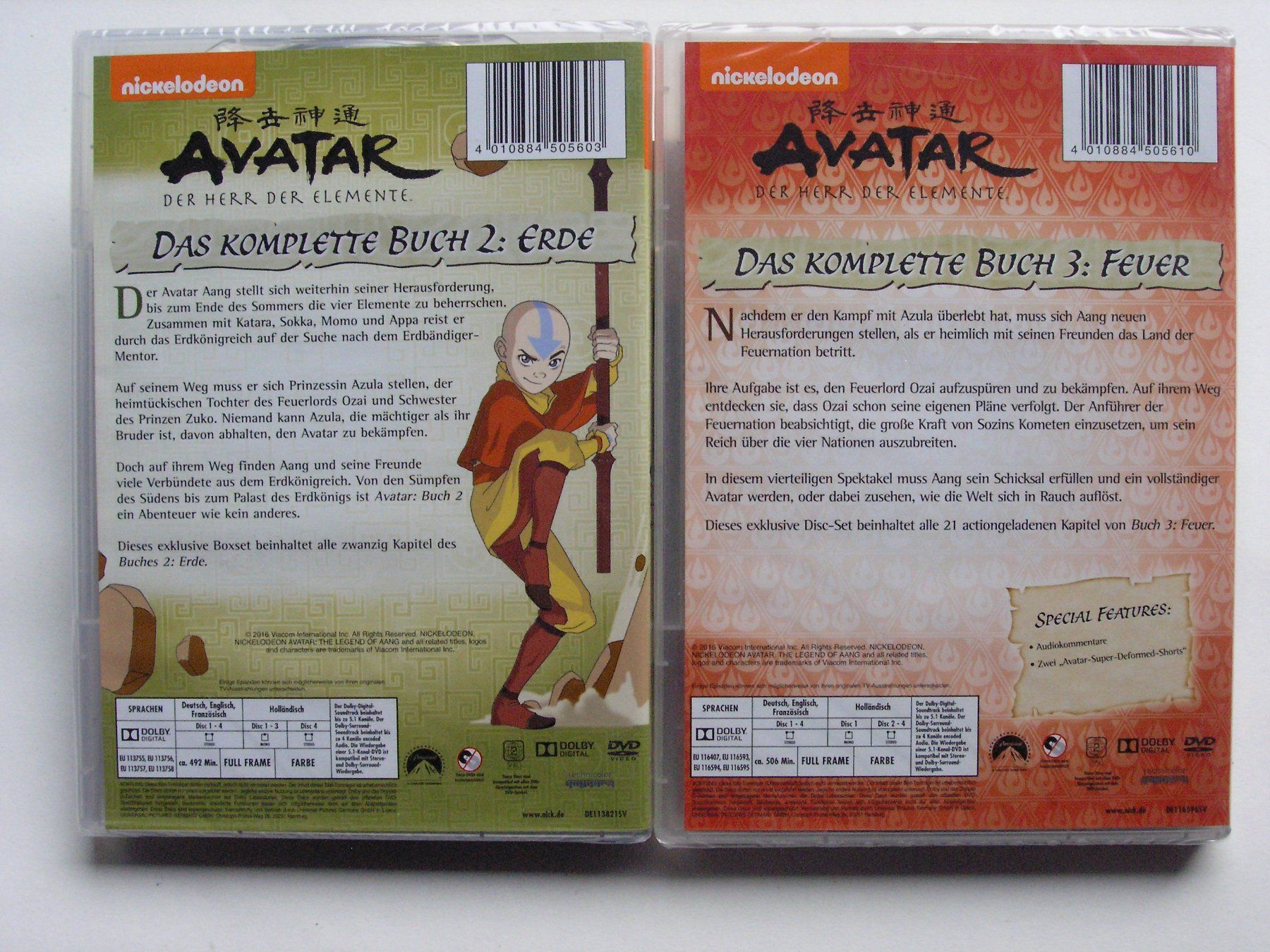 Tutti i DVDs: Avatar – Der Herr der Elemente DVD Collection – Nuovo (secondo la descrizione) da Zuzwil SG venduto da vette13 5