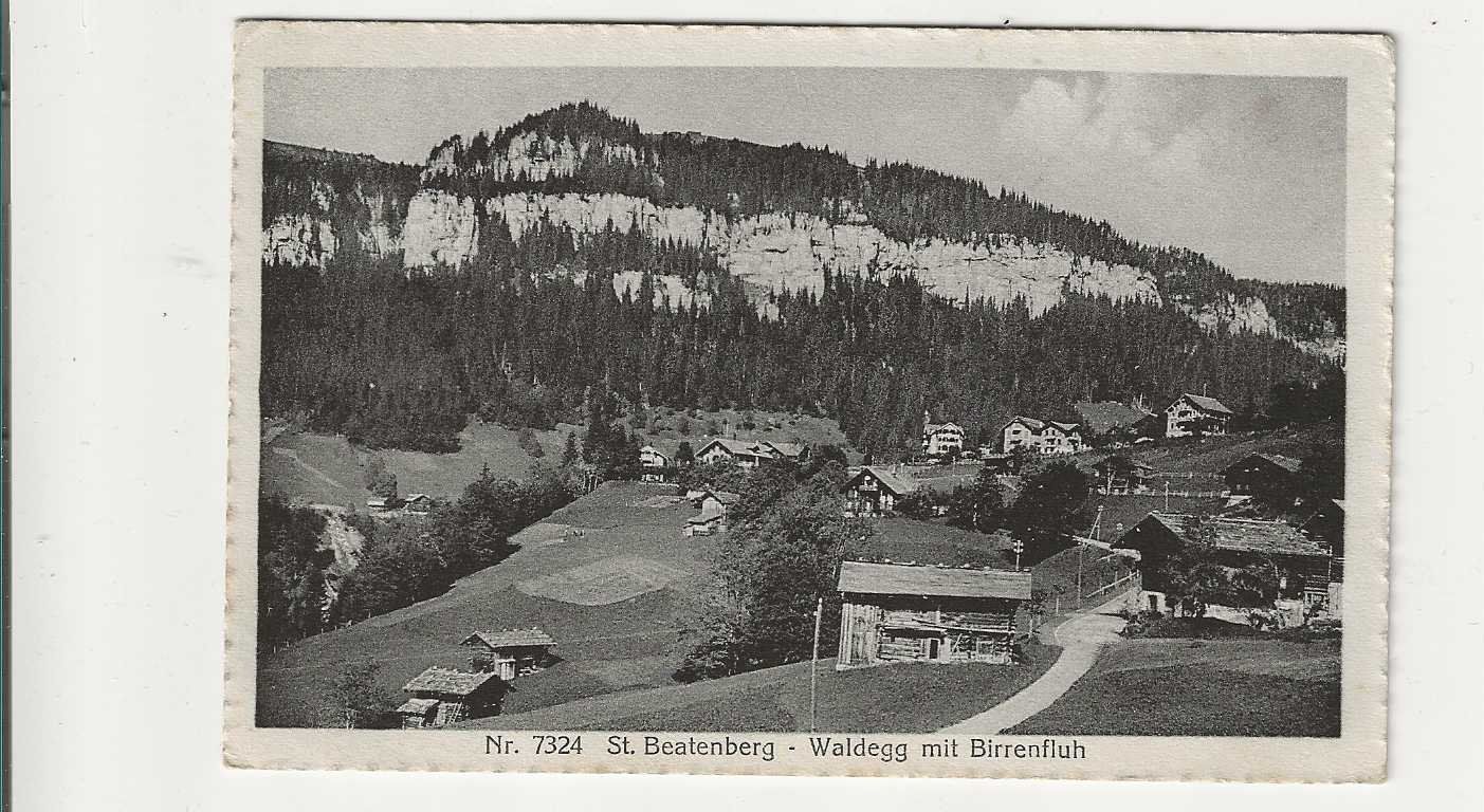 Ansichtskarten: Beatenberg, 1918 – Gebraucht aus Spiez von Niesen20