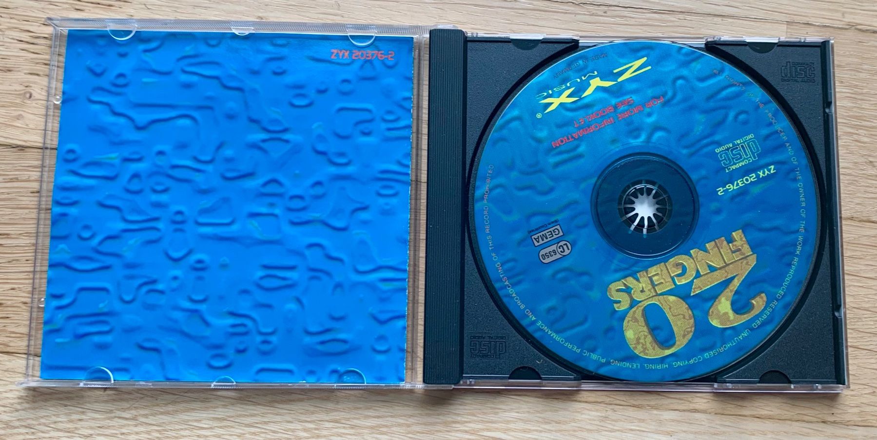 CD: 20 Fingers – Usato da Zürich venduto da Fieber 1