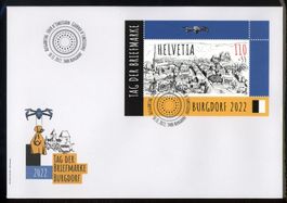 2022, FDC, Tag der Briefmarke Burgdorf, E6 (W131)