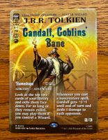 Foil Gandalf, Goblins' Bane The Hobbit Book Cover