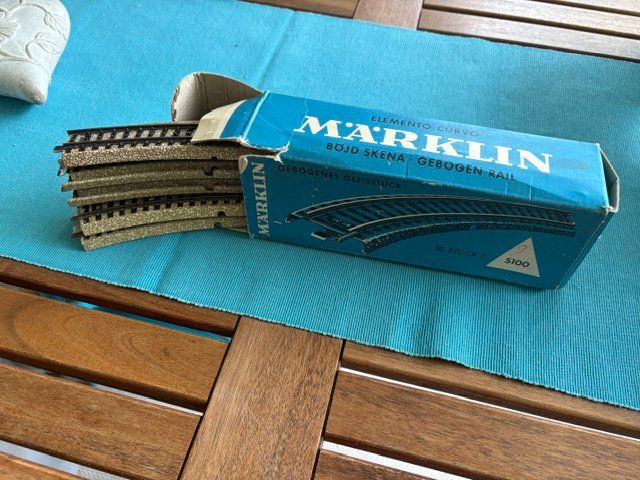 Märklin Modellini di ferrovie: Märklin Gleis 5100 (Im Karton) – Usato da Frenkendorf venduto da HampeFrenk 2